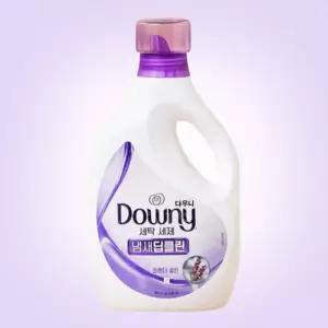다우니 프리미엄 액체형 세탁세제 냄새딥클린 퍼플 2L 라벤더 클린 본품 대용량