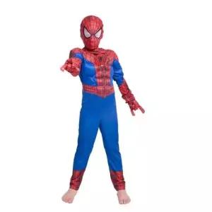 스파이더맨의상 스파이더맨 디럭스 라이팅 코스튬 할로윈 의상 파티옷