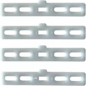 수직 블라인드 플라스틱 인서트 - 상단 패브릭 포켓용 베인(12팩)