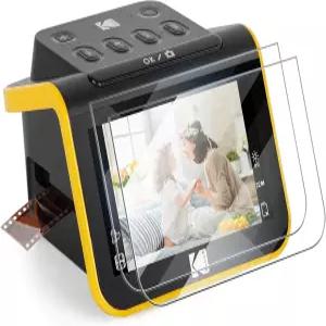 코닥 슬라이드 N 스캔 투명 HD 강화 유리 보호 필름 스크래치 방지 지문 스크린 - 2팩용 지오디 프로텍터