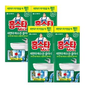 홈스타 세면대 배수관 클리너, 4개