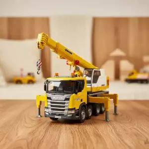 브루더 스카니아 슈퍼 크레인 트럭 560R 대형 장난감 중장비 자동차 사운드 라이트 조명