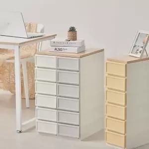 씨밀렉스 집꾸미기 홈테코 래폴드 모듈형 서랍장 다용도 6단 200 S MNA