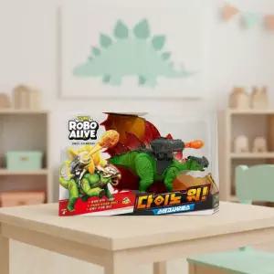 로보다이노워 스테고사우르스 공룡 로봇 움직이는 장난감 사운드 불빛 모형 무기 발사 남아선물