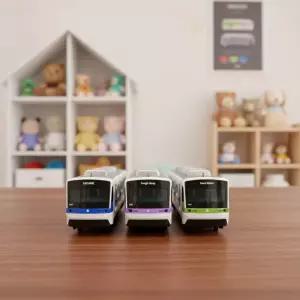 바니랜드 지하철 서울 매트로 장난감 기차 완구 기차놀이 전동차 열차 4호선 5호선 7호선