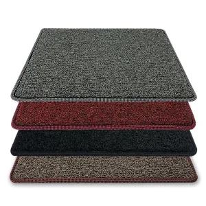 닥쏘오토 프리미엄 미끄럼 방지 엣지형 코일 현관매트 소형(60cmx45cm)자동차바 트렁크 차바 바매트 고무