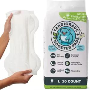 타디그라드 부스터 패드 - 하룻밤 요실금 높은 흡수력 큰 사이즈 최대 4컵