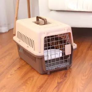 소형 DIY 이동장 하우스 비행기 항공 케이지 훈련 켄넬 강아지 이동가방 고양이 캐리어