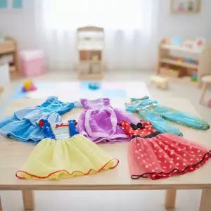 캐스B 공주드레스 5종세트 디즈니 프린세스 엘사 라푼젤 역할놀이 기념일 이벤트 촬영용