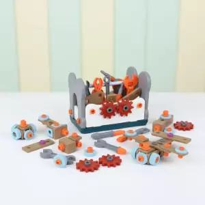 캐스B 꼬마엔지니어 공구놀이 2종세트 드릴 전동공구 조립블럭 소근육 두뇌발달 장난감 유아