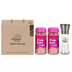 VFH 히말라야 핑크소금 선물세트 400gx1개입+그라인더명절 거래처 직원 답례 답례품 용세트 인사