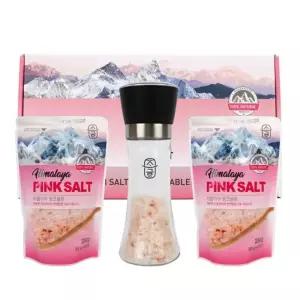 VFH 핑크소금 선물세트 4호 그라인더명절인사 거래처 직원 답례 답례품 용세트