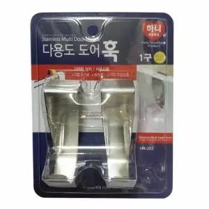 봉투걸이 WVU876V4 싱크대도어후크 도어훅 1구 2p