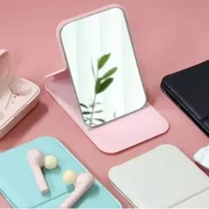 ( )소품 미러 메이크업 접이식 사각 손거울 소 색상랜덤
