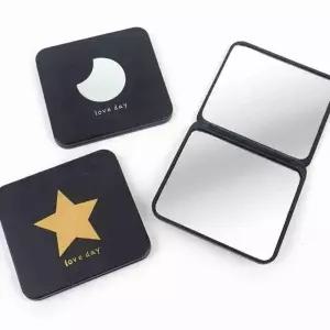 휴대용 접이식 사각 손거울 화장손거울 캐릭터손거울