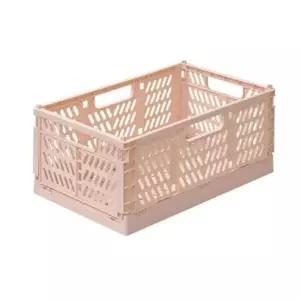 ( )학교 박스 밀크박스 접이식 수납 바구니 M 색상랜덤