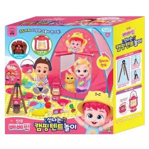 [보리보리/토이마스터]핑크퐁 베베핀 신나는 캠핑 텐트 놀이 감성놀이
