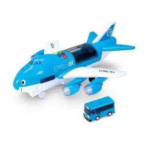 타요 카고에어 비행기 장난감 사운드 LED 타요 미니카 포함 비행기장난감 상상놀이 어린이날선물