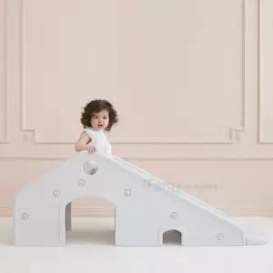 아이팜 코지하우스 유아 미끄럼틀 실내 놀이터 아기 놀이기구 화이트 돌선물