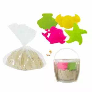 천연 모래놀이 패키지 1kg 찍기틀포함 유아촉감 모래 도구 찍기 세트 클레이 샌드 모레 교구 찰흙 장난감