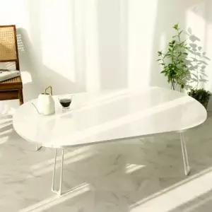 (색상 화이트)거실 접이식 좌식 테이블 1인 좌식 테이블 간이 원룸