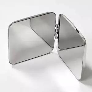 ( )스테인리스소재 세척용이 접이식 스텐 양면 손거울 사각