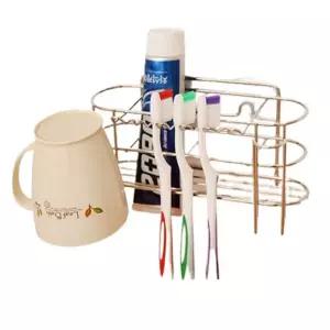 5구 칫솔걸이 양치걸이 칠솔통 욕실선반 양치컵걸이 욕실수납