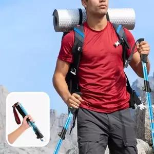 [큰손] 접이식등산스틱 장비 폴대 5단 산행 편안한 튼튼한 지팡이 지지대 경량 길이조절 노르딕워킹