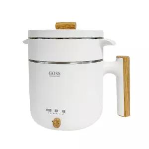 고스 스텐304 전기 라면포트 겸용 찜기포함 1.5L GS-1522STM 분리형 멀티쿠커 전기포트