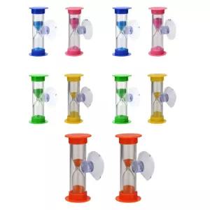 3분 10개 흡착 모래시계 욕실 혼합색상양치 치과 타이머