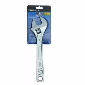 몽키 250mm 샤워기스패너 배관공구 만능 라쳇 페너세트 작업 규격 수공구 종류 슬림 미니 렌치