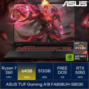 ASUS TUF Gaming A18 FA808UH-S8030 (RAM 64GB)_마우스+장패드+백팩증정 AN