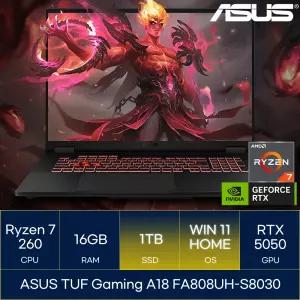 ASUS TUF Gaming A18 FA808UH-S8030 (SSD 1TB_WIN11)_마우스+장패드+백팩증정 AN