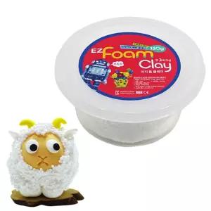 글로벌이지 이지 폼클레이 흰색 120g