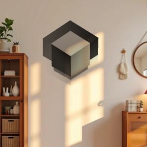 불가능한 코너 벽 예술 스티커 3D 벽화 현실적인 창의적인 현대 가정 사무실 기숙사 장식