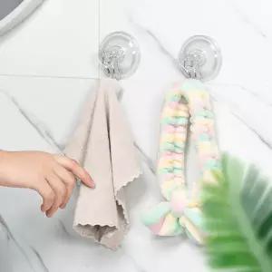 유리 GTJ693B7 흡착판 고리 강력 큐방 무타공 후크 걸이 2개입