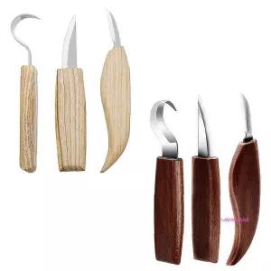 우드 카빙 3종세트 호두나무 키트fgh636