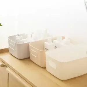 집꾸미기 QHN664J1 물건정리 리빙박스 대형 그레이