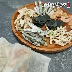 [NS홈쇼핑]가락시장521 깊고 구수한 국내산 표고멸치 다시팩 1+1팩[35760519]