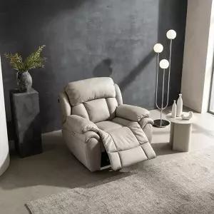 (수도권무료) 시트앤모어 나만의 휴식공간 프라임 전동 1인 천연통가죽 리클라이너 소파 KC4101