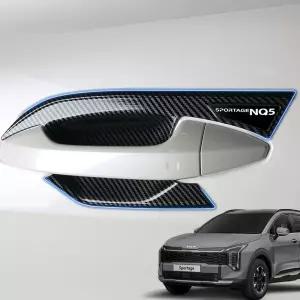 더뉴 스포티지 NQ5 튜닝 도어컵 몰딩신차용품 차량필수 도어 기스방지커버 스크래치커버