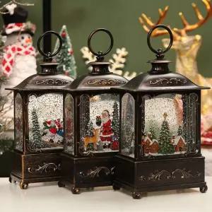 크리스마스 오르골 워터볼 선물예쁜 장식 분위기볼 조명 멜로디 예쁜