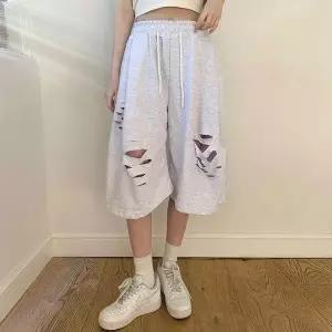 [하프클럽/셀러허브_여성트랜드패션]아이우먼 무파와이드5부통팬츠 BUX356M60