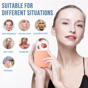 1/3PCS 아이스 페이스 롤러 스테인레스 스틸 Gua Sha 보드 세트 페이셜 마사지 리프팅 뷰티 스킨 케어 도