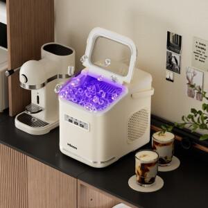 220V 하이콘 자동 제빙기 가정용 스마트 원형 얼음 제조기