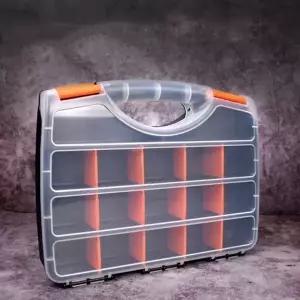 (타입 B-320 소형)멀티박스 나사통 피스함 부품수납 분리 정리함 소형 공구