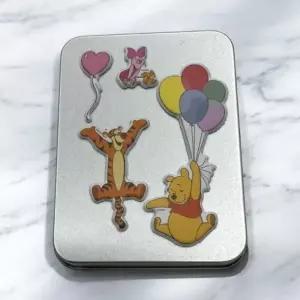 ( )분리형 사각 틴케이스 115x 85 사각틴 머리핀 정리함 틴박스 캔디 보관함