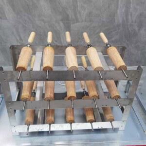 스틱 창업 굴뚝빵 대머리 2cm 6소머리 진열대 구이기 몰드 막대 제조기 발효 굴뚝 4 베이글 트럼펫 조리용품