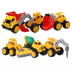 유아동 공사장 건설 자동차 트럭 포크레인 중장비 6종 주차놀이 선물