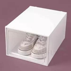 ( )신발정리함 화이트 슈즈케이스 신발정리케이스 슈케이스 신발보관함 신발보관케이스